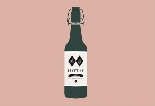 grafik - andreasspoerri #beer #graphicdesign #la #spoerri #andreas #catrina