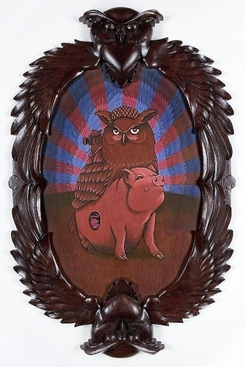 Works - Jeremy Fish - Artists - Mark Moore Gallery #painting #illustration #art