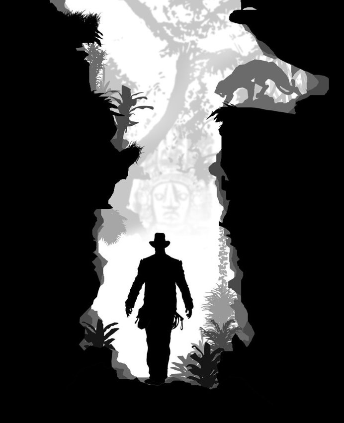 Indiana Jones by batfish73 #illustration