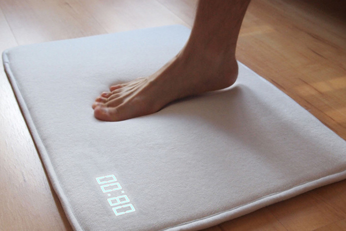 You will not have a choice to hit the snooze button with this #innovative #alarm #clock. This #practical alarm clock mat will get you out of