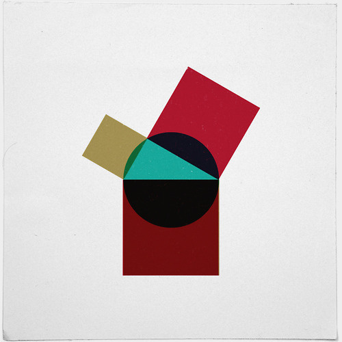 #414 Poppy pythagoras – A new minimal geometric composition each day