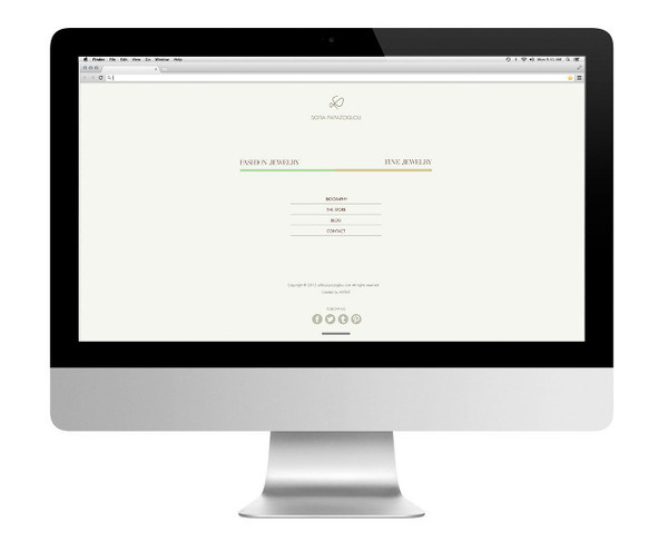 Web design #branding #design #papazoglou #jewelry #sofia #web