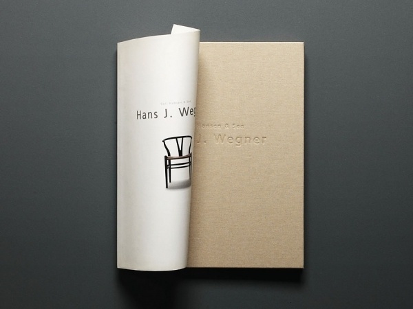 Hans J. Wegner / Carl Hansen & Søn Identity Book | DesignUnit #print #design #graphic #publication