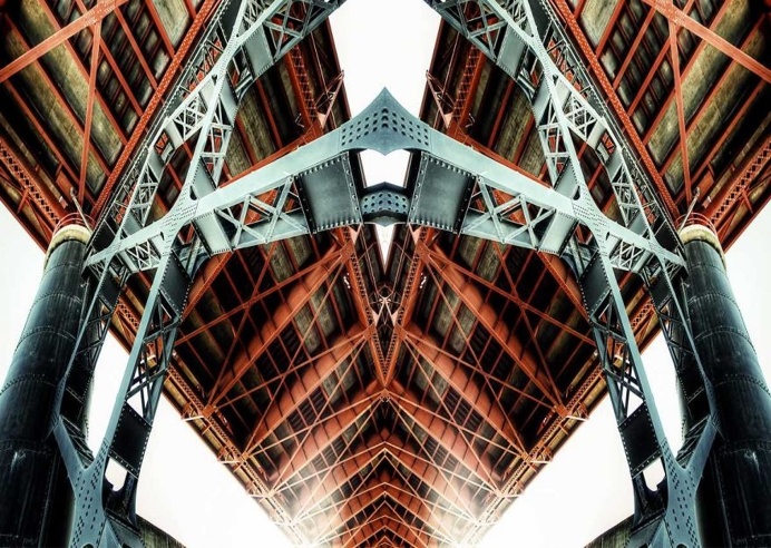 Roadschachs: Stunning Bridges of Portland by David McLaughlin