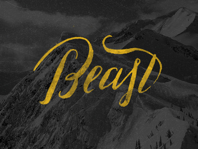 Beast #lettering #typography