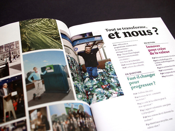 Tout se transforme, et nous ? Eco-Emballages - Rapport Annuel 2012 #dataviz #visu #visualisation #design #graphic #altran #direction #data #art #editorial