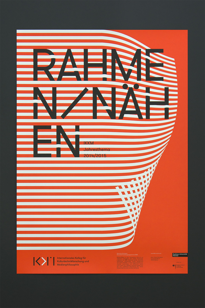 Poster für das erste Jahresthema der Operativen Ontologien, für das IKKM Weimar. by Codeluxe/CDLX #poster #graphic #lines #cdlx