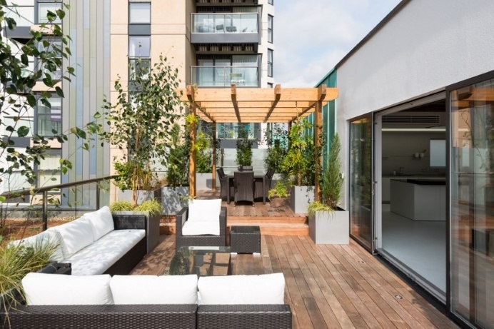 Two-bedroom penthouse