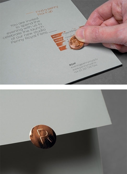 Penny Royal Films Identity by Alphabetical | The Design Ark #alphabetical #penny #branding #royal #by #identity #logo #films