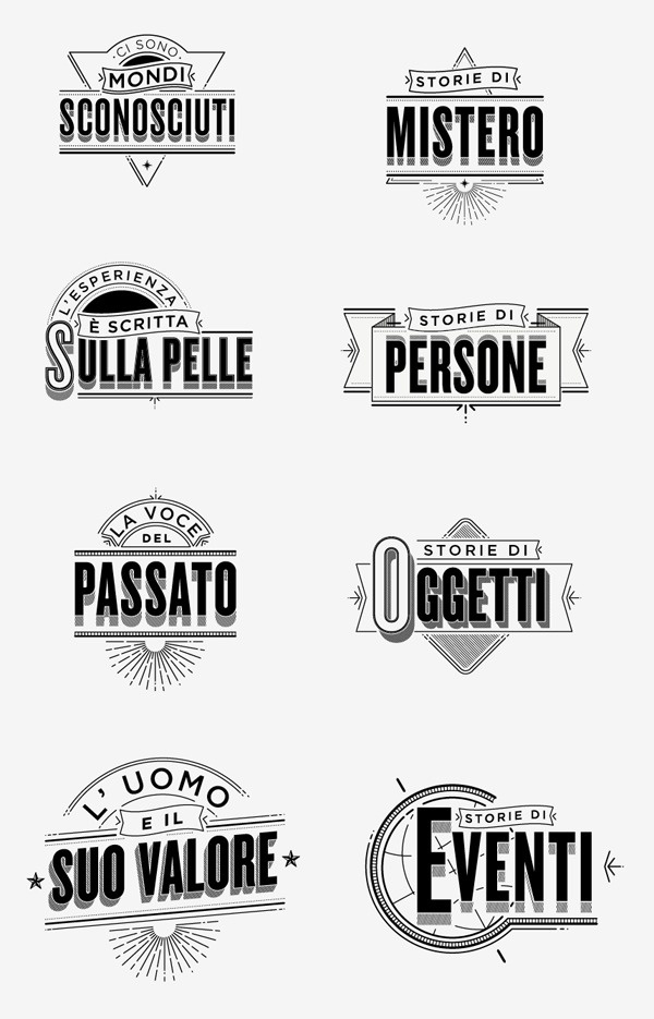 Typographic ID's History Channel on the Behance Network #typography #type #logo