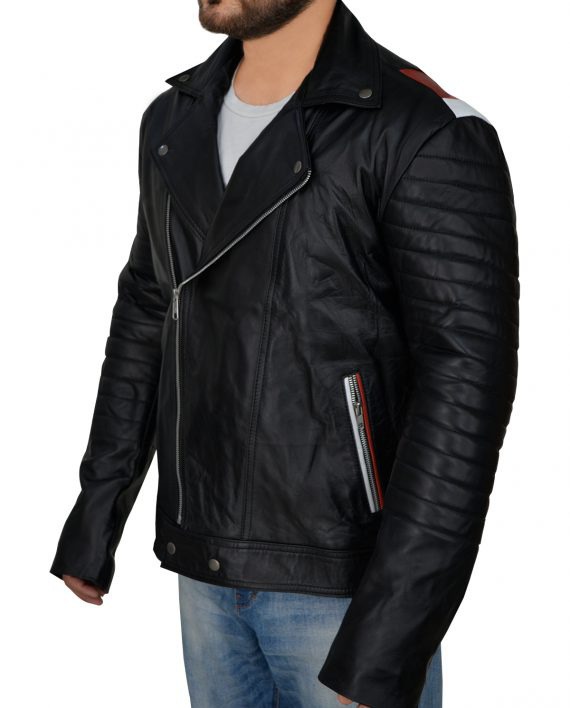 Ryan Gosling Blue Valentine Motorcycle Leather Jacket (4) F-L-C