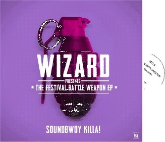 Wizard: The festival battle weapon #album #yellow #orange #cover #artwork #vinyl #grenade #purple #blue #green