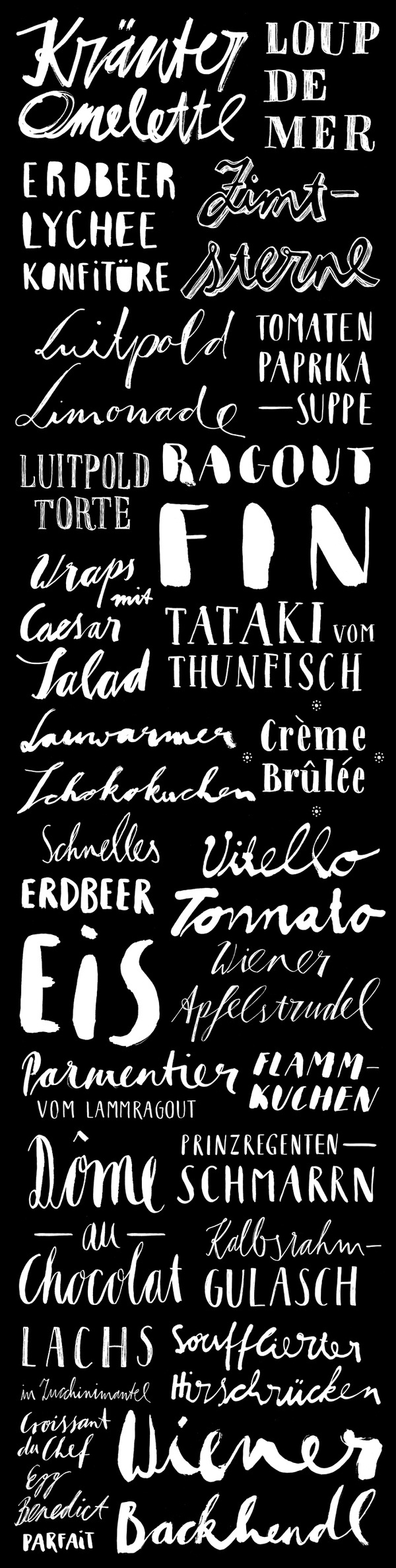 recipe handlettering #lettering #handlettering #fischer #blackboard #recipe #food #maria #hand #typography