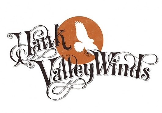 Various Lettering Projects on Typography Served #winds #feather #bird #logo #hawk #valley #typography