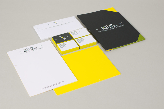 The Stow Brothers #collateral #branding #folder