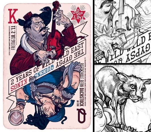 BlackYard » The Gypsy Queens & Kings #gypsy #card #poster #queen #king