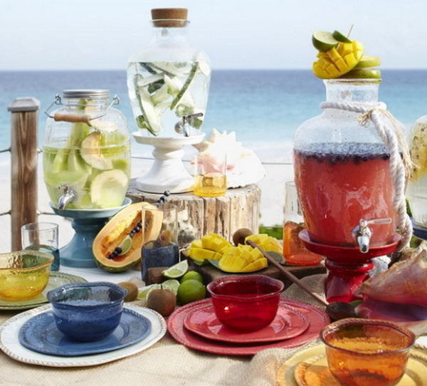 35 Creative Drink Dispensers for Home Decoration #drink #home #dispenser #diy #decoration
