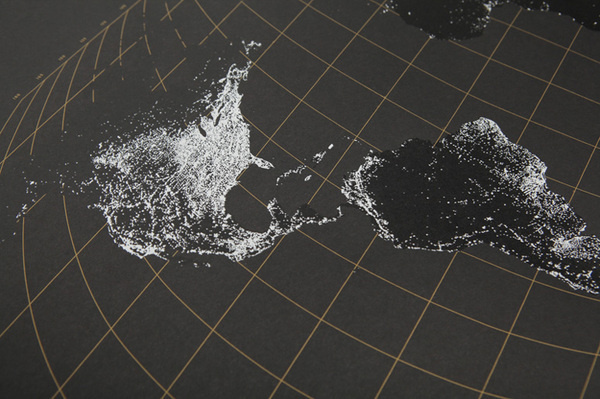 Description #print #world #lights #glow #poster