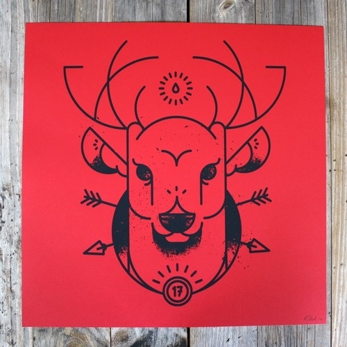 The Deerby Ryan vs Clark #illustration #deer