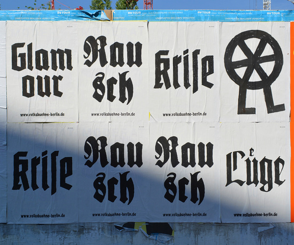 Volksbuehne 1 #type #gothic #germany #poster