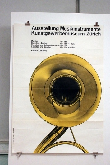Ausstellung Musikinstrumente | Flickr - Photo Sharing! #swiss #typography #richard #lohse #poster #paul