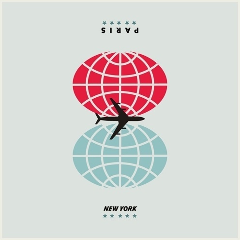 cristiana couceiro #globe #design #graphic #plane #typography