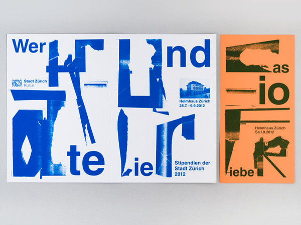 ATLAS, studio for graphic design, Zurich/Switzerland #experimental #poster #typography