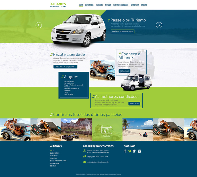 Lay_albanos_locadora #design #interface #webdesign #uidesign #web