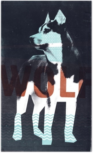 MoscatiVision #moscati #print #design #texture #moscativision #wolf #david #animal #dog