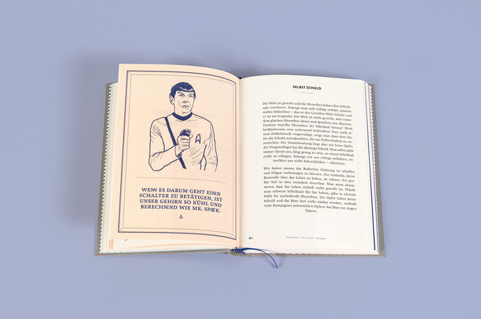 #lexicon #unconscious #grey #book #editorial #screenprint #blue #typography #illustration #infographic #spock #enterprise