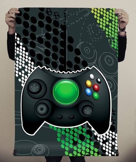Padz Posters on the Behance Network #print #poster #game #alcinoo #console