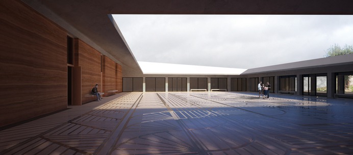 Crematorium Design Reinvented for a Competition in Patras Greece,Courtesy of Stelios Andrikopoulos, Konstantinos Grivas, Alexandra Stratou