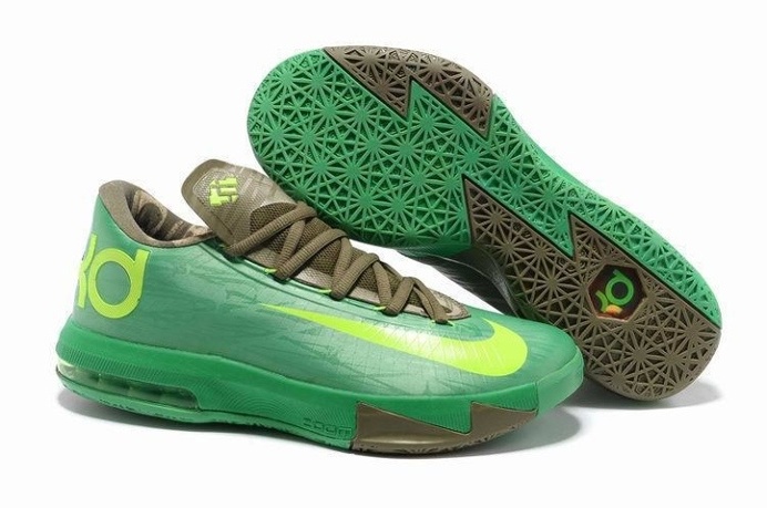 Nike Shoes Womens Zoom Kd Vi Green Brown