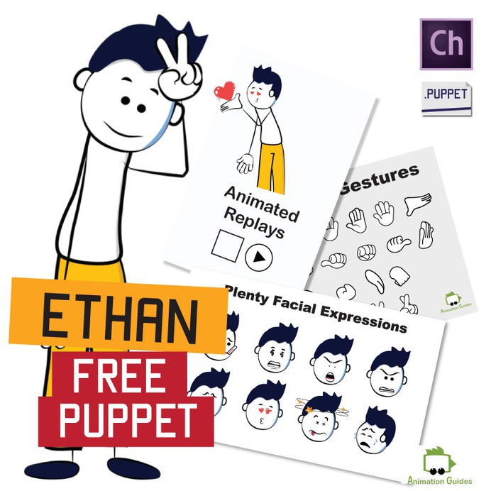 Ethan puppet for Adobe Character Animator