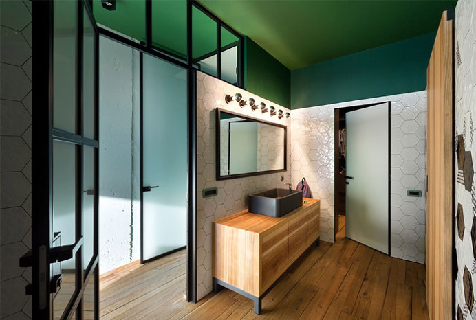 Green Apartment by Special Project Venediktov #decor #interior #home