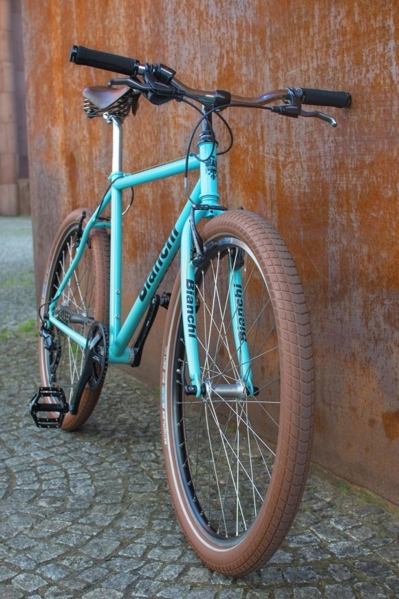 Bianch MTB Umbau #bicycle #bianchi #cycle #mountainbike #6027 #bike #rap #brooks