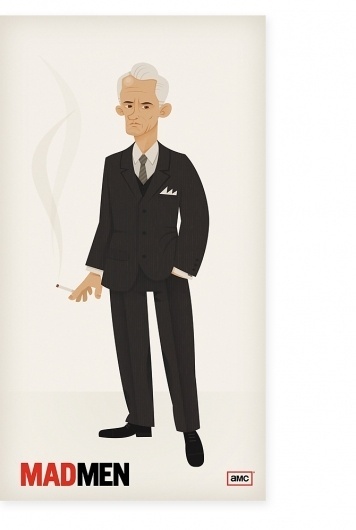 skwirrol #roger #illustration #sterling #character #madmen