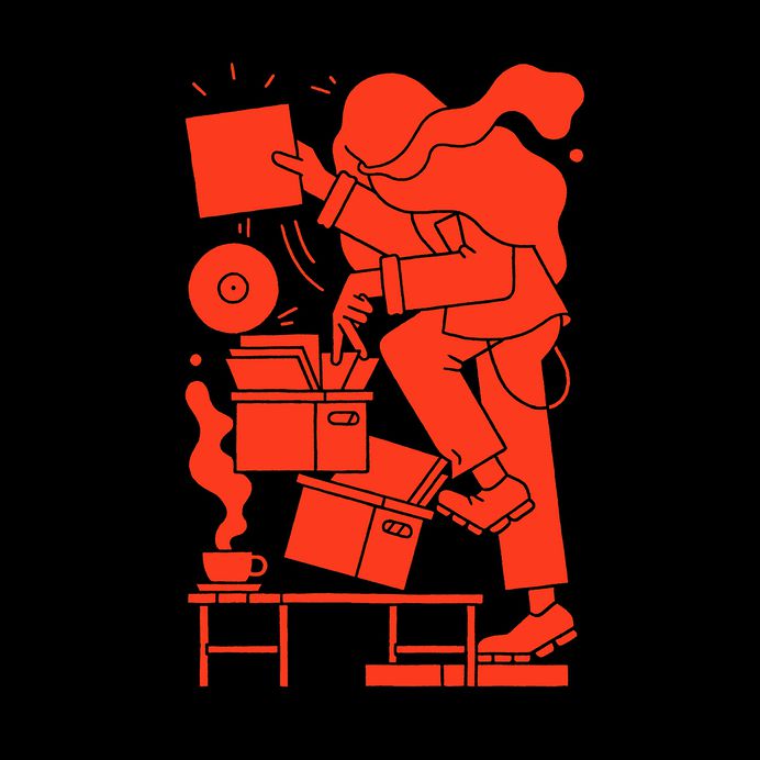 Lennard Kok auf Instagram: "T-shirt design for yesterday's 'Record Store Day' at @platoutrecht & @thevillagecoffee."