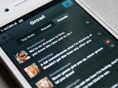 Growl_interface #inspiration