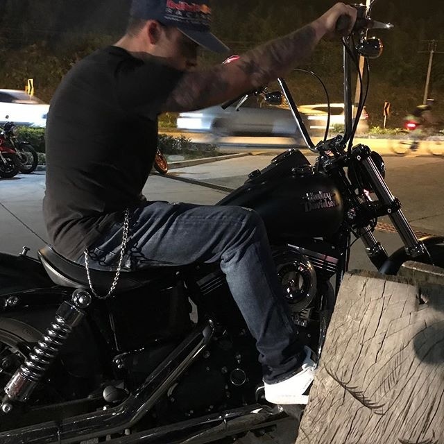 Random road pics. #NightRide #RideMotorcyclesHaveFun Bobber Chopper Harley Davidson Motorcycle Lifestyle Custom Culture