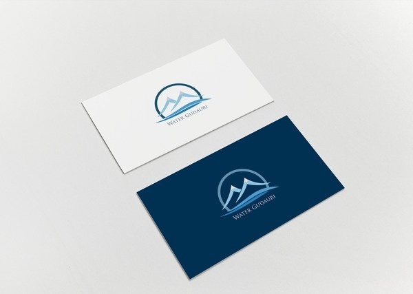 Gudaiuri Water on Behance #mountain #water #branding #gudauri #corporate #identity #mineral #logo