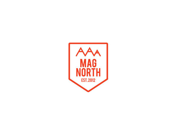 Logo for Magnetic North #north #red #events #guidance #map #brand #magnetic #identity #logo