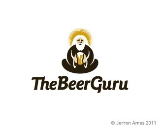 The Beer Guru #logo #illustration #guru #beer