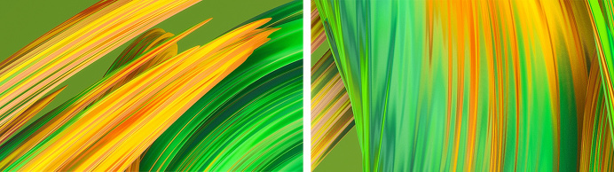 Paintwaves wave paint 3d art color colorful splash green yellow red violet mindsparkle mag experiment