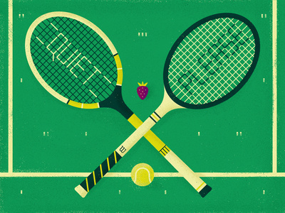 #illustration #tennis