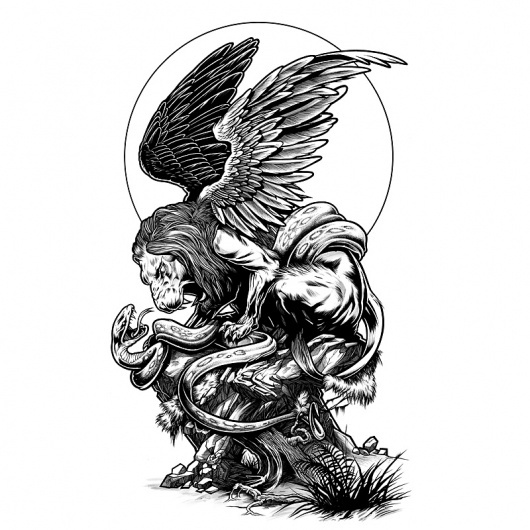 b&w_50.jpg (800×800) #illustration