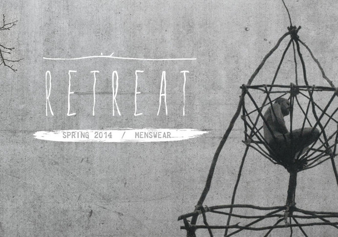 Consumer Industry Trend: Retreat #white #and #branding #woods #black #nature #sticks #logo #survival