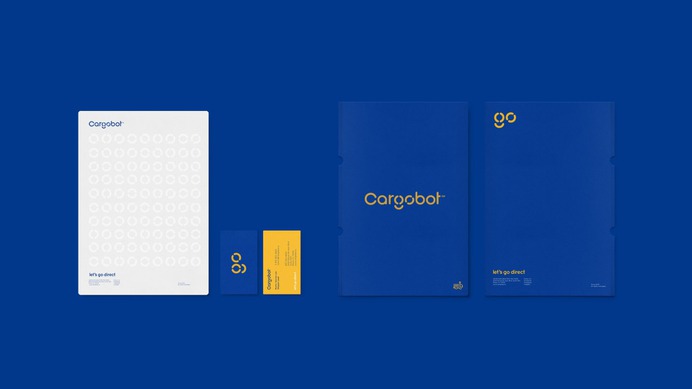 Cargobot - Mindsparkle Mag Hachetresele designed Cargobot's identity, which is inspired by classical modernism. His functionalist personality alludes to the simplicity of movement as the main identity axis. #logo #identity #branding #design #color #photography #graphic #design #gallery #blog #project #mindsparkle #mag #beautiful #portfolio #designer