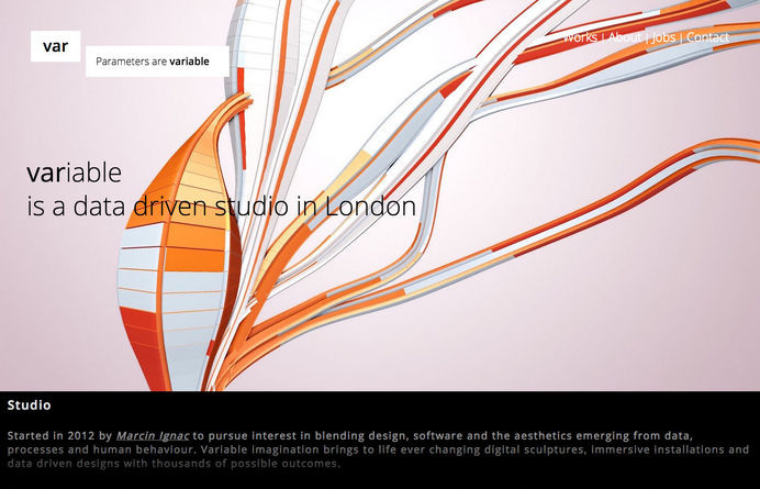 Inspiration N°147 : Variable #gallery #inspirations #design #the #data #visualization #web