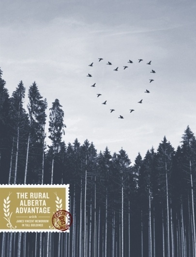 Brian Danaher #stamp #advantage #sky #alberta #gig #the #birds #rural #poster #trees